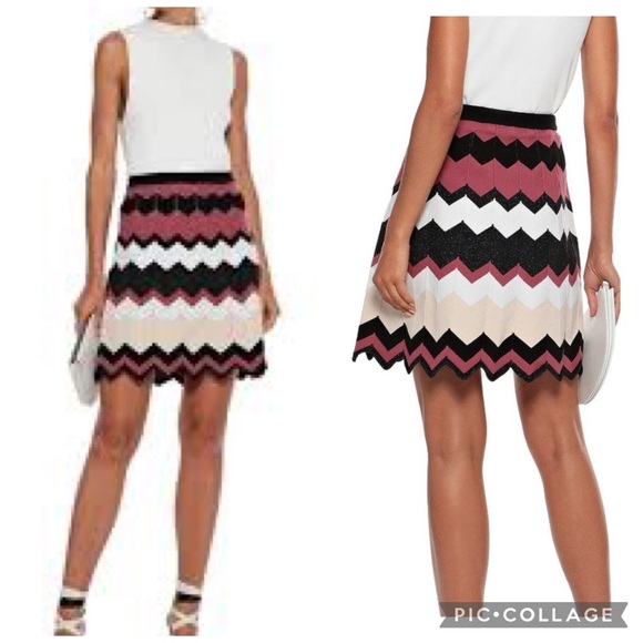Diane Von Furstenberg Dresses & Skirts - Diane von Furstenberg (DVF) Stripe Stretch Knit Skirt